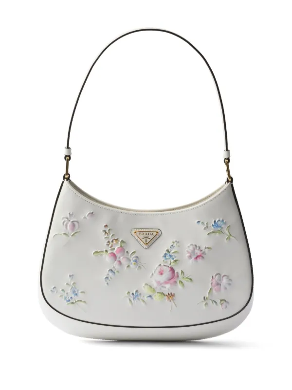 Prada クレオ ショルダーバッグ | ホワイト | FARFETCH JP