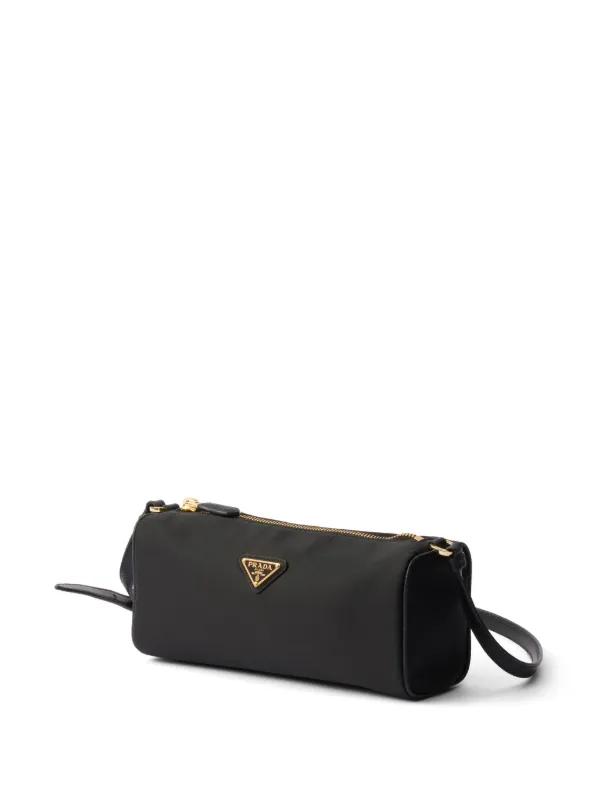 Prada nylon logo pouch hotsell