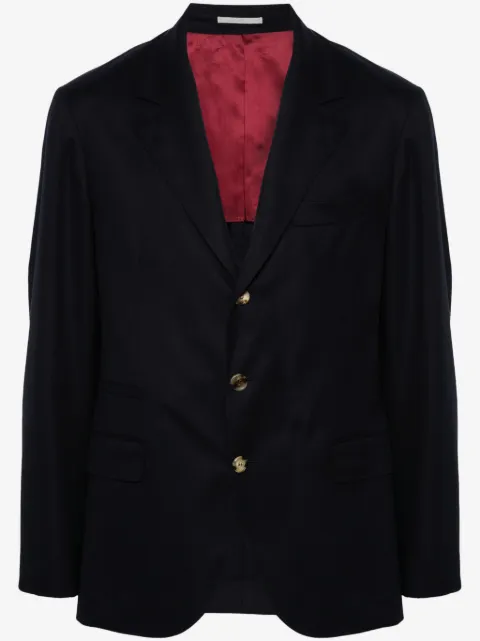 Brunello Cucinelli twill blazer 
