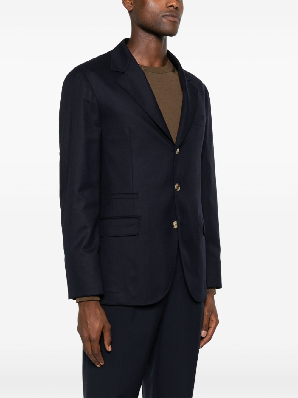 Brunello Cucinelli twill blazer Men