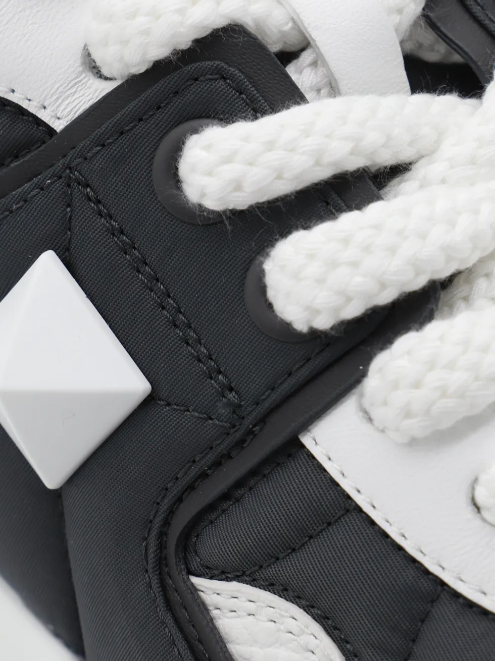Valentino Garavani One Stud XL lace-up Sneakers | White | FARFETCH