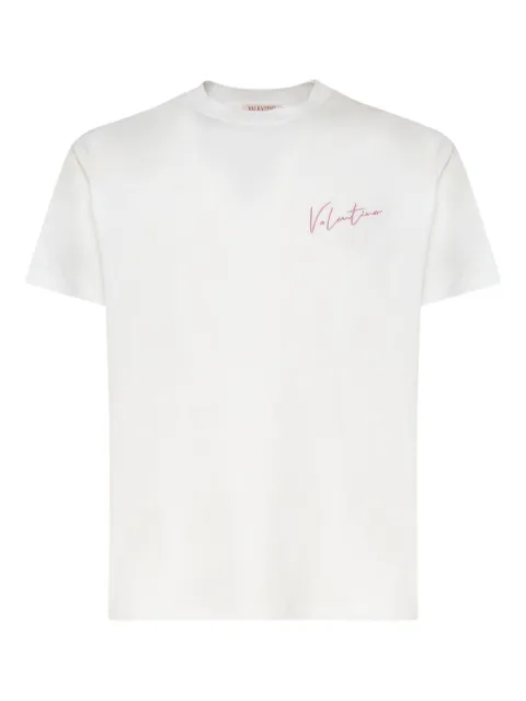 Valentino Garavani logo-embroidered T-shirt