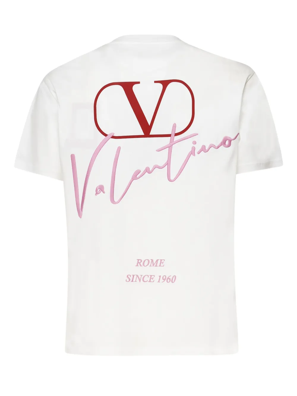 Valentino Garavani VLogo Signature poloshirt met borduurwerk - Wit