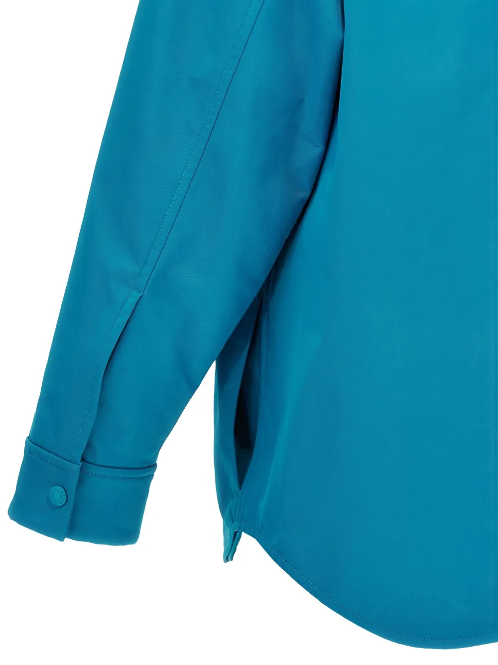 logo-plaque shirt jacket