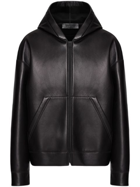 Valentino Garavani leather lining jacket 