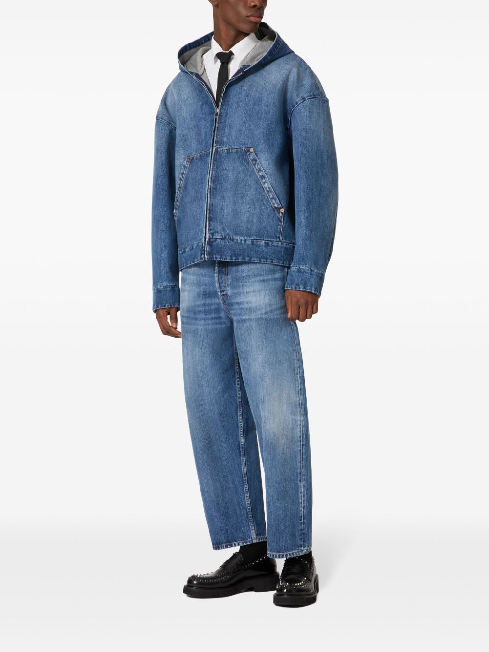 Valentino Garavani Ruimvallende jeans - Blauw