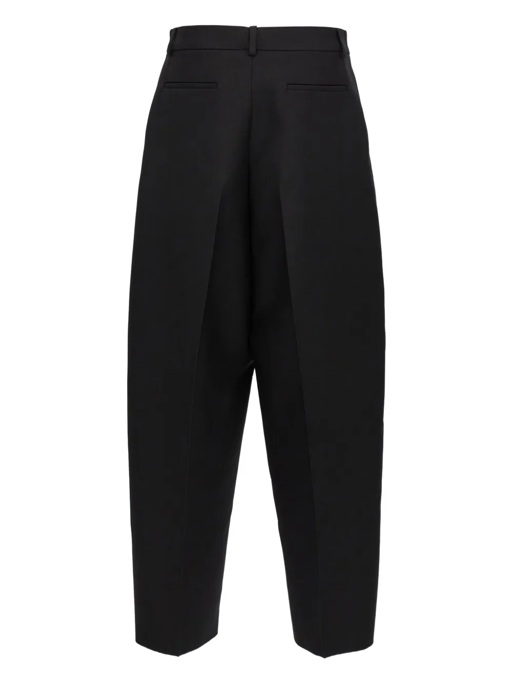 Valentino Garavani Cropped broek met wijde broeken - Zwart