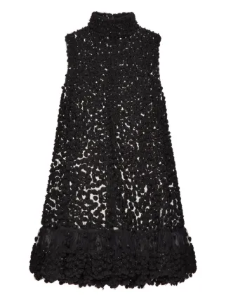 green emerald velvet dress Valentino Embroidered Tulle Gown in Beige – MSA Haute Couture main image 0