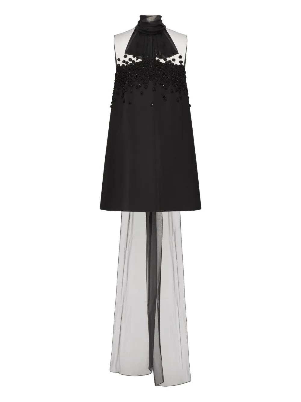 Valentino Garavani Structured Couture ミニドレス - ブラック Valentino Garavani Structured Couture ミニドレス - ブラック