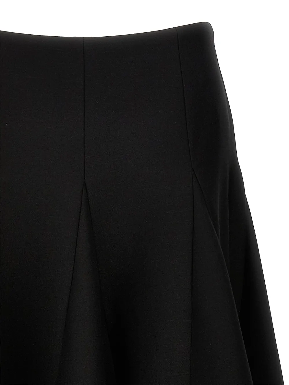 Crepe Couture midi skirt