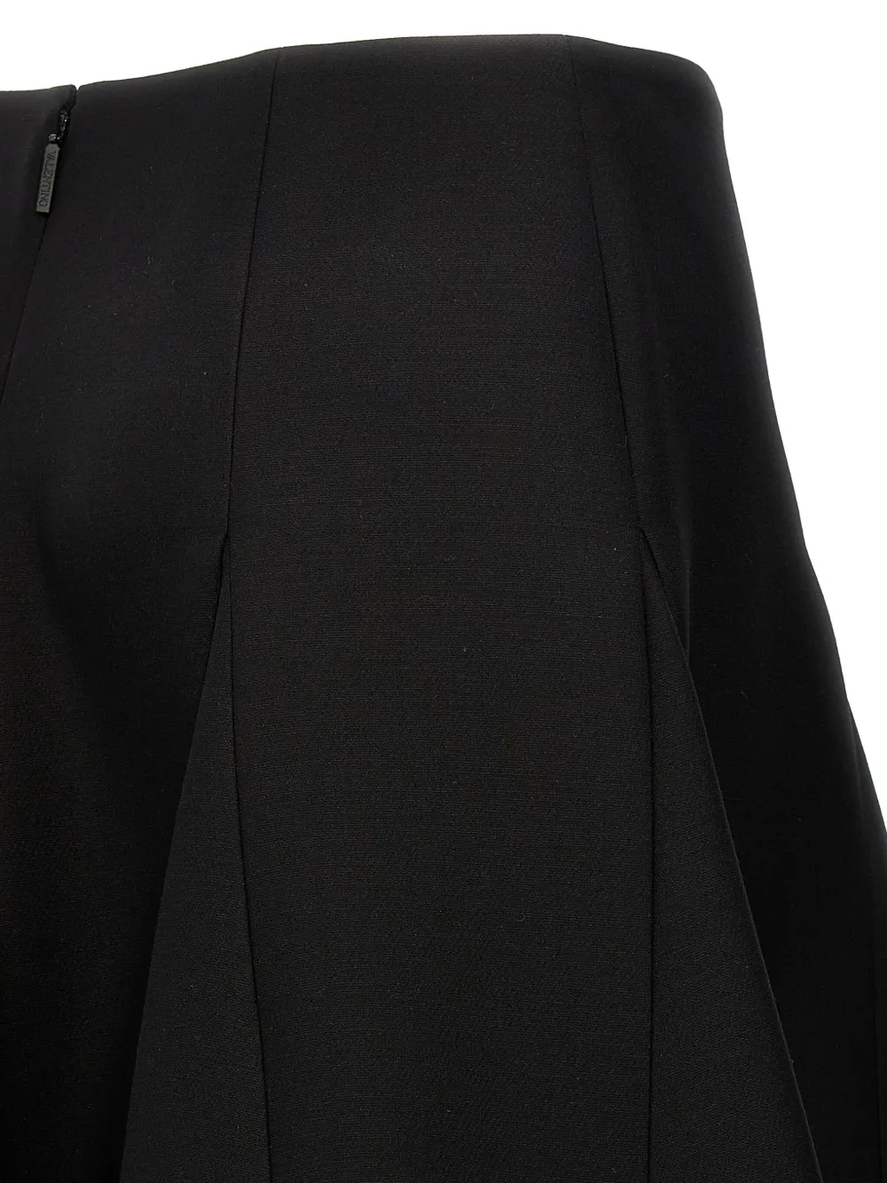 Crepe Couture midi skirt