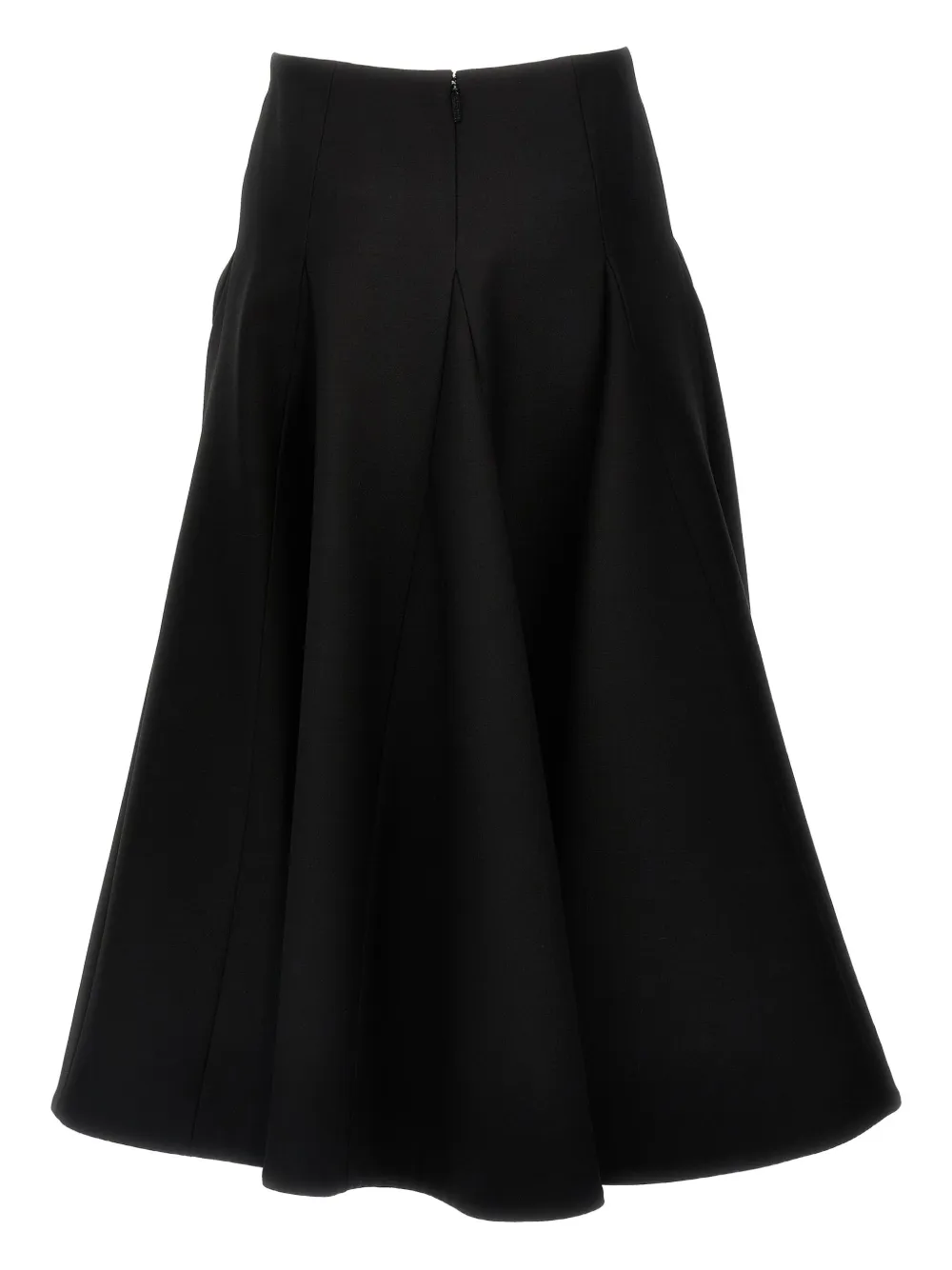 Valentino Garavani Crepe Couture midi-rok - Zwart