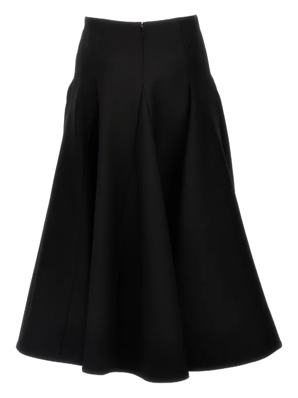 Valentino Garavani Crepe Couture スカート | ブラック | FARFETCH JP