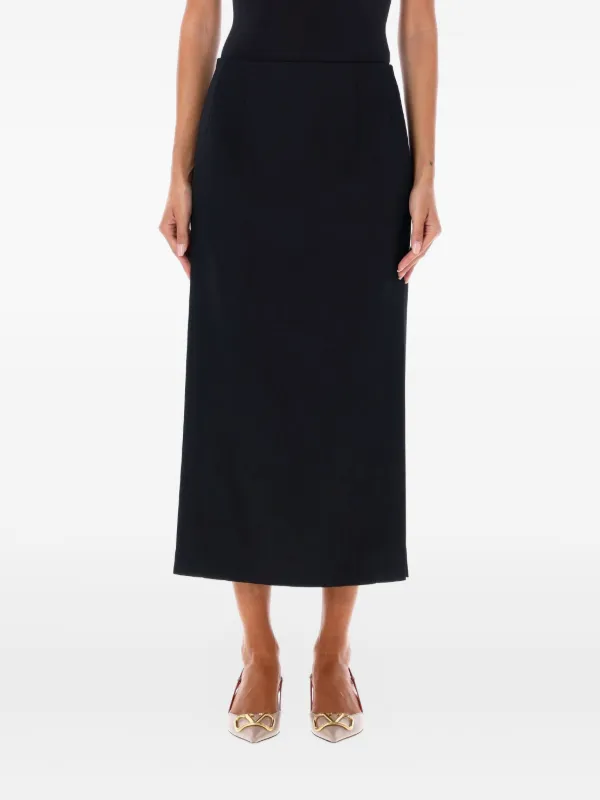 Valentino Garavani ペンシルスカート | ブラック | FARFETCH JP