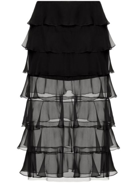 Valentino Garavani chiffon skirt