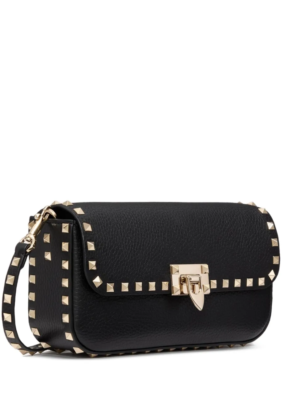 Valentino Garavani ロックスタッズ ショルダーバッグ - ブラック Valentino Garavani ロックスタッズ ショルダーバッグ - ブラック