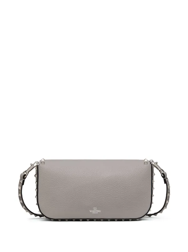 Valentino Garavani Rockstud Crossbody Bag | Grey | FARFETCH