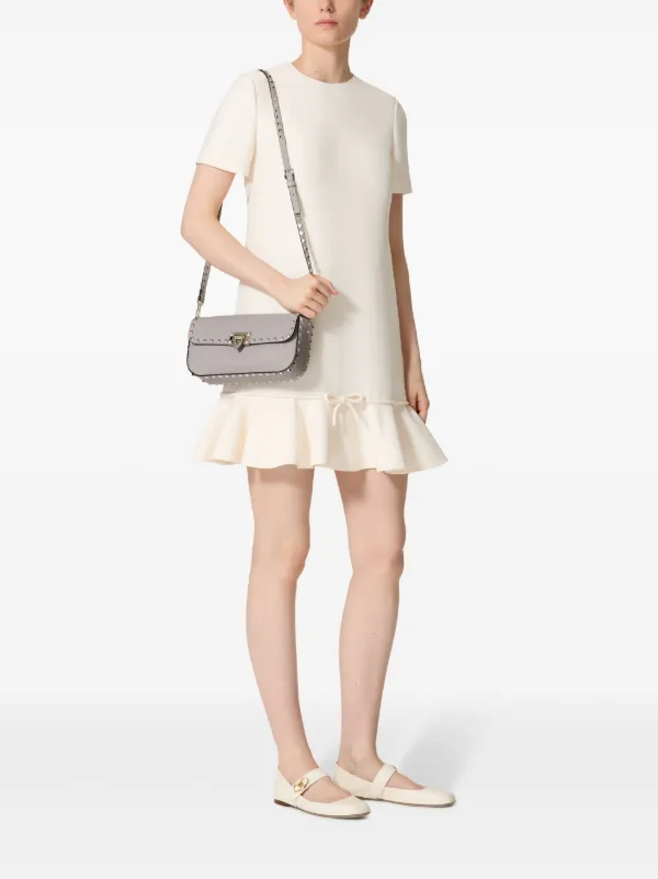 Valentino Garavani ロックスタッズ ショルダーバッグ | グレー