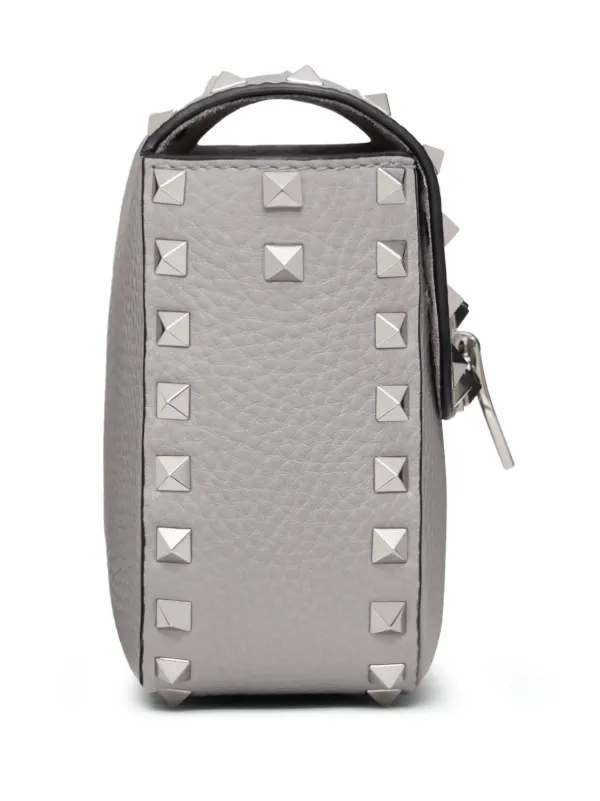 Valentino Garavani ロックスタッズ ショルダーバッグ | グレー