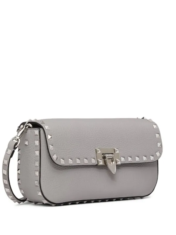 Valentino Garavani ロックスタッズ ショルダーバッグ | グレー