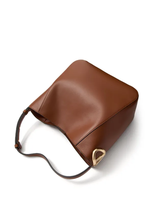 ショルダーバッグ・ポシェット Valentino Garavani Brown Leather Vlogo Bucket Bag Valentino Garavani VLogo Side Bucket Bag | Brown | FARFETCH JO