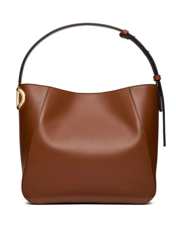 ショルダーバッグ・ポシェット 25AW VALENTINO GARAVANI V-logo leather bucket bag Brown Valentino Garavani VLogo Side Bucket Bag | Brown | FARFETCH JO