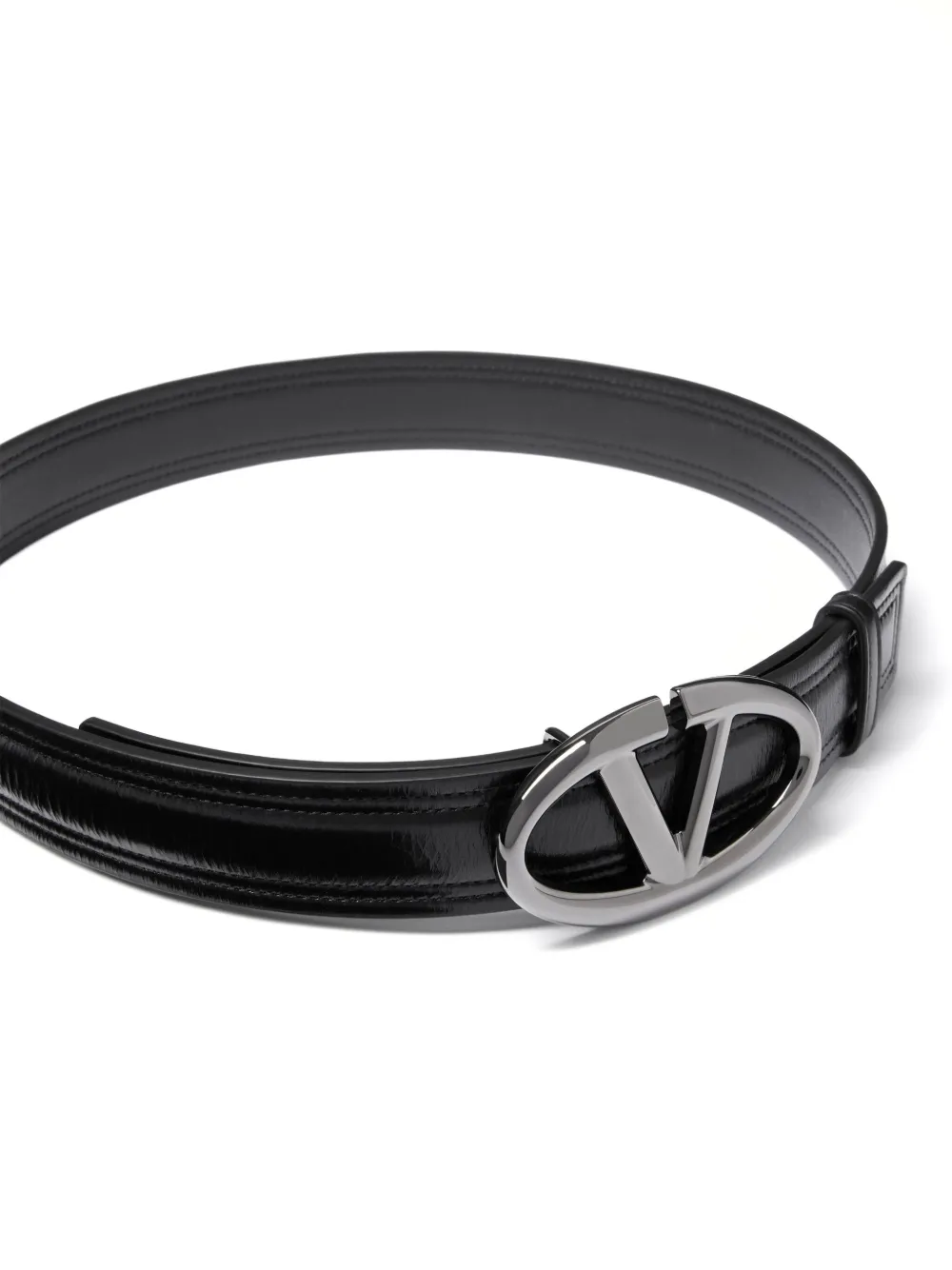 Valentino Garavani Leren riem Zwart