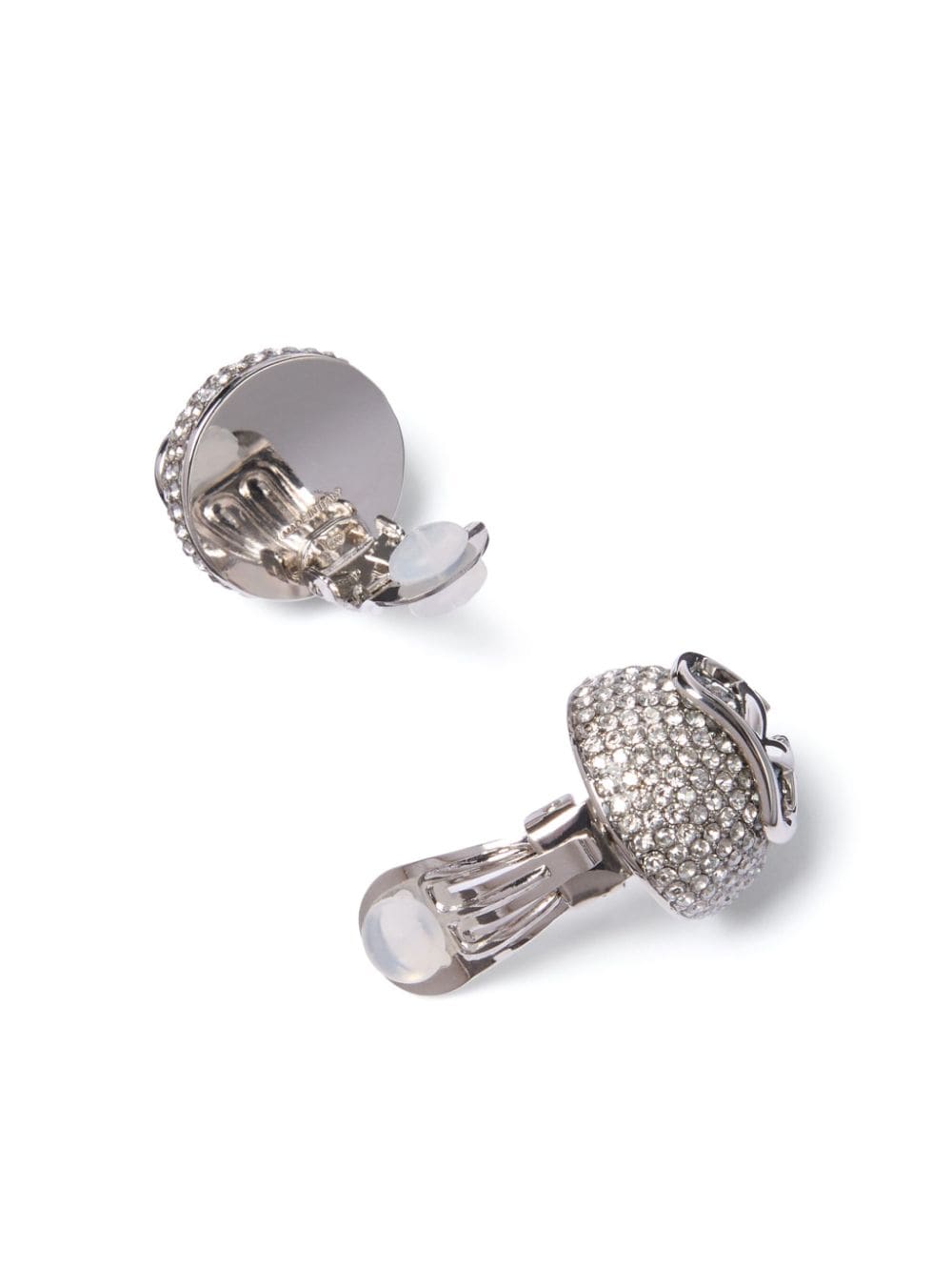 Shop Valentino Vlogo Signature Earrings In Silber