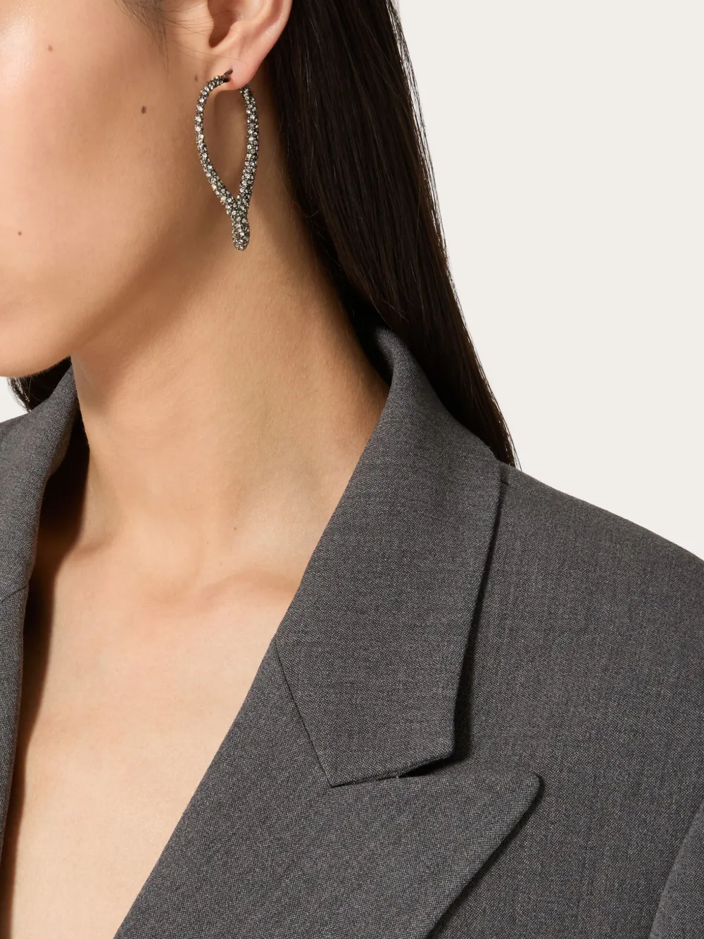 Valentino Garavani shadowshine Swarovski earrings | Image 5