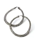 Valentino Garavani shadowshine Swarovski earrings - Silver