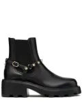 Valentino Garavani 55mm Rockstud Beatle boots - Black