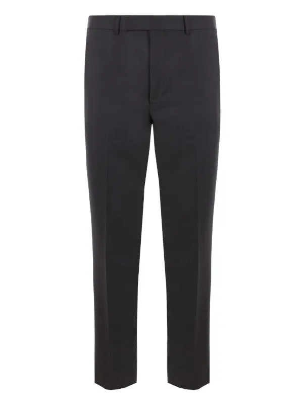 HORIZON TWILL 2プリーツスリムスラックス E