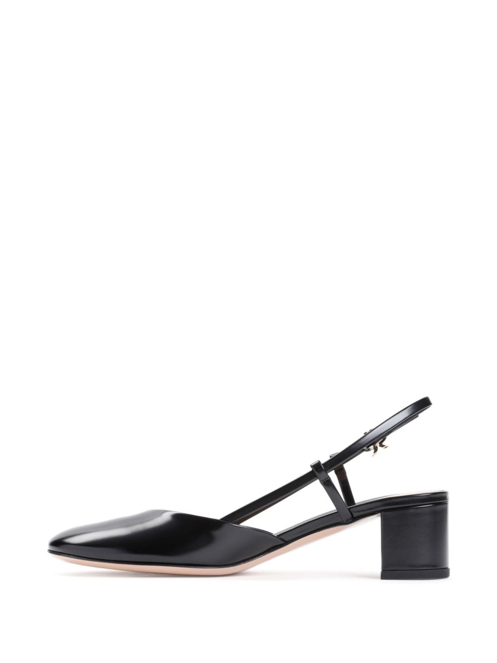 Gianvito Rossi Tokio 50 mm slingback pumps Zwart