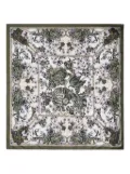 Alexander McQueen Blossom Skull scarf - Green