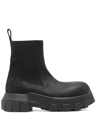 Rick Owens Beatle Bozo Tractor ブーツ | ブラック | FARFETCH JP