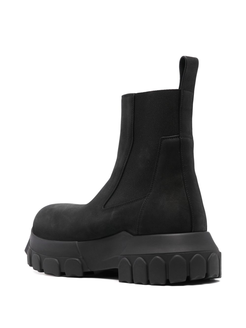 Rick Owens Beatle Bozo Tractor laarzen Zwart