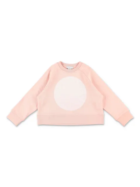 Stella McCartney Kids logo-print fleece sweatshirt 