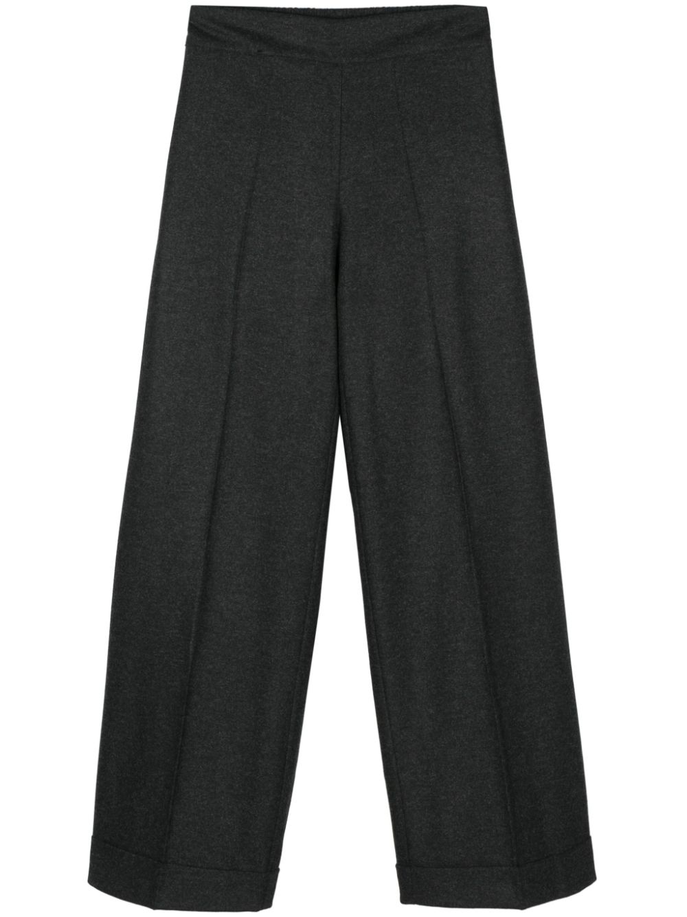 D.Exterior high-waist palazzo pants - Grey