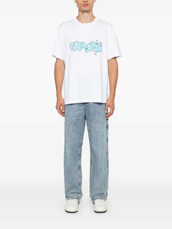 Tシャツ・カットソー PARADIS3 3.PARADIS X EDGAR PLANS T-SHIRT (SS2487_WHITE) 3PARADIS x Edgar Plans Paradis T-shirt | White | FARFETCH GE