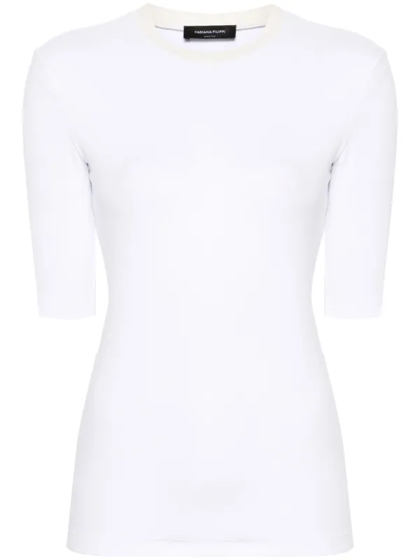 Fabiana Filippi ジャージー Tシャツ | ホワイト | FARFETCH JP