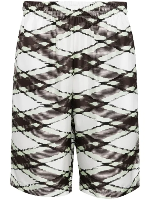 Missoni bermudas de seda con motivo
