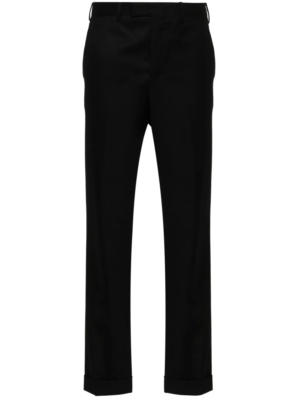 PT Torino Pantalon met toelopende pijpen Zwart