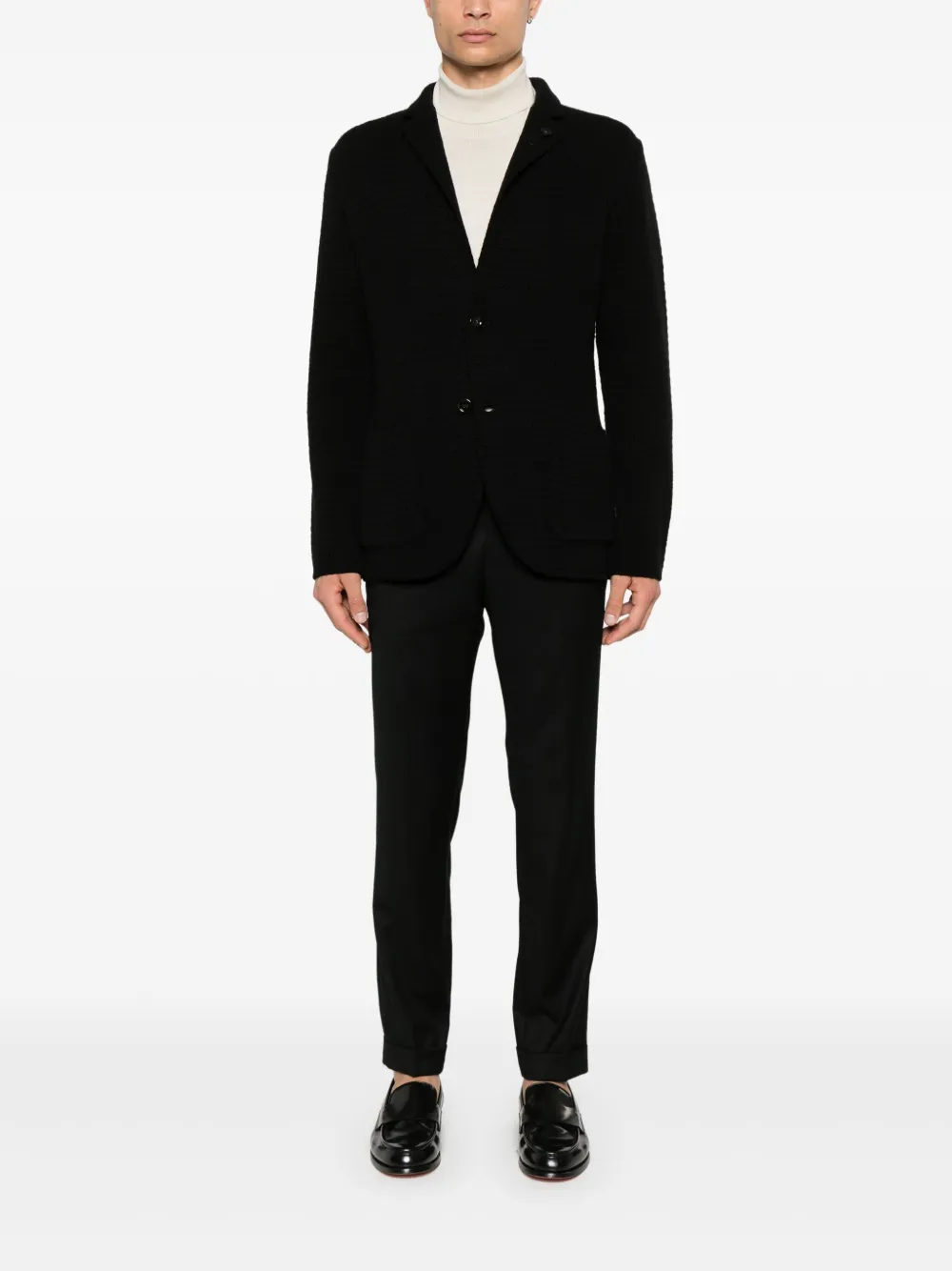 PT Torino tapered tailored trousers - Zwart