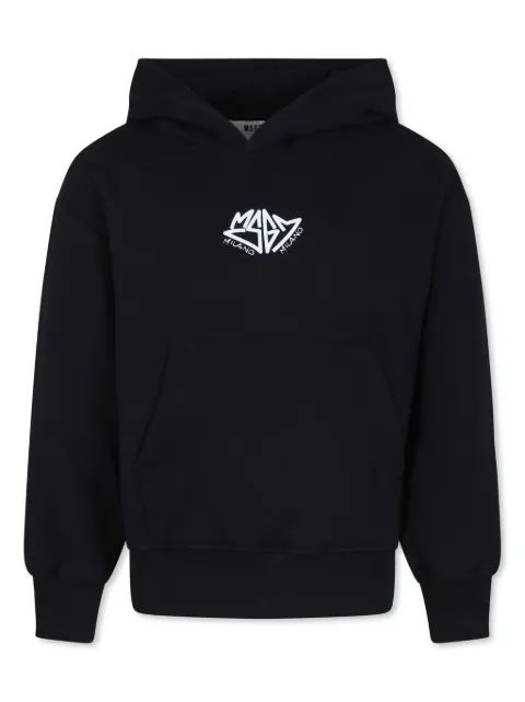 MSGM Kids logo-print hoodie 