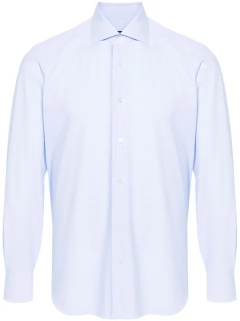 Barba geometric-pattern shirt