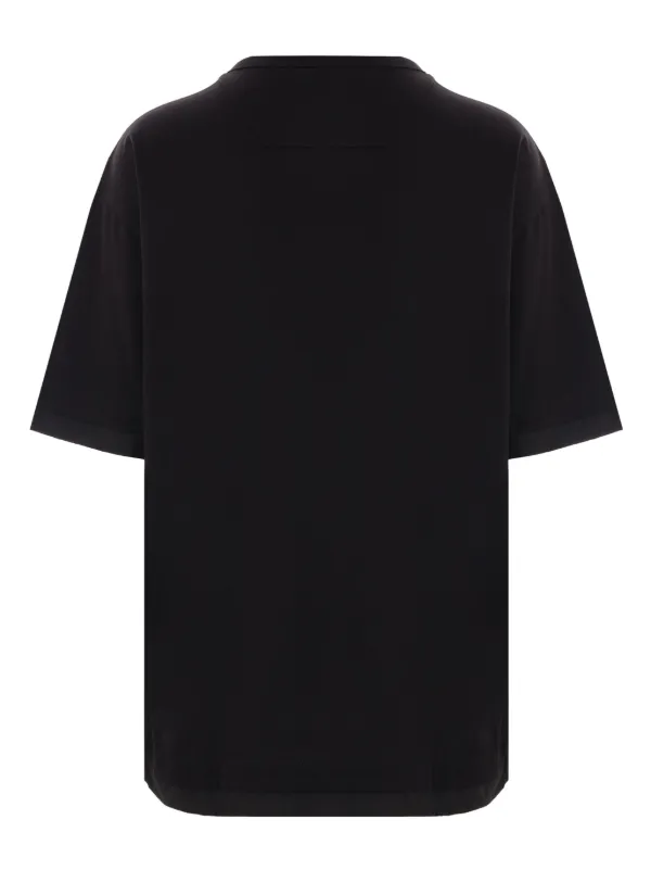 Juun.J Cotton T-shirt | Black | FARFETCH MY