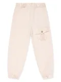Roberto Cavalli Junior printed jersey track pants - Neutrals