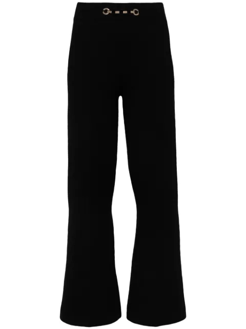 TWINSET logo-plaque trousers