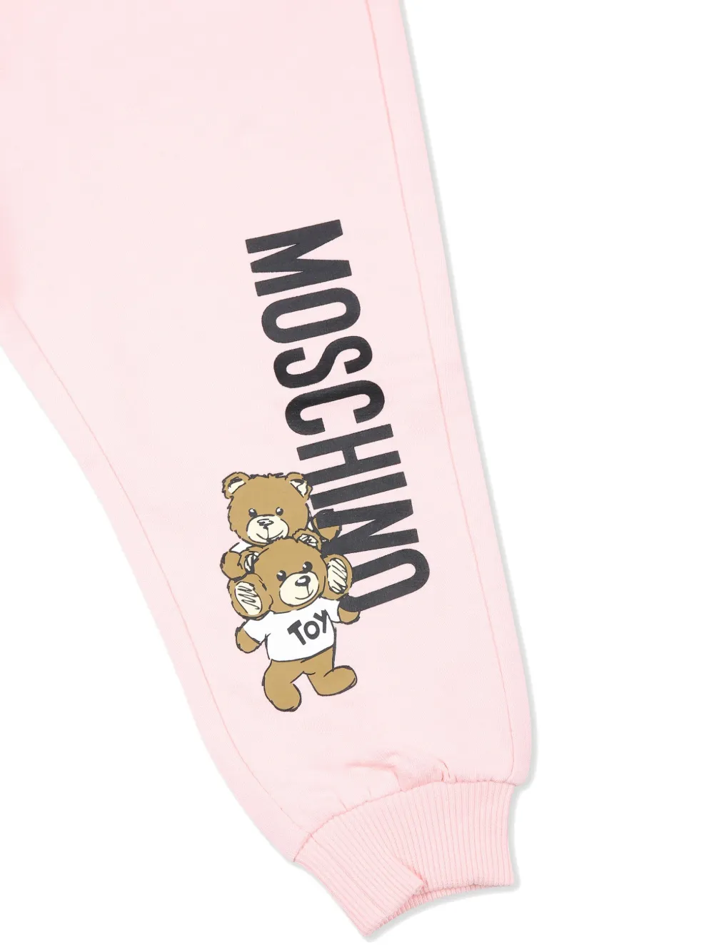 Moschino Kids Trainingspak met logoprint Roze