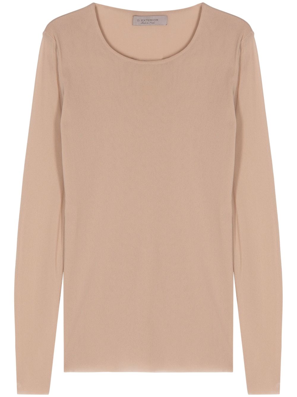 D.Exterior mesh T-shirt - Neutrals